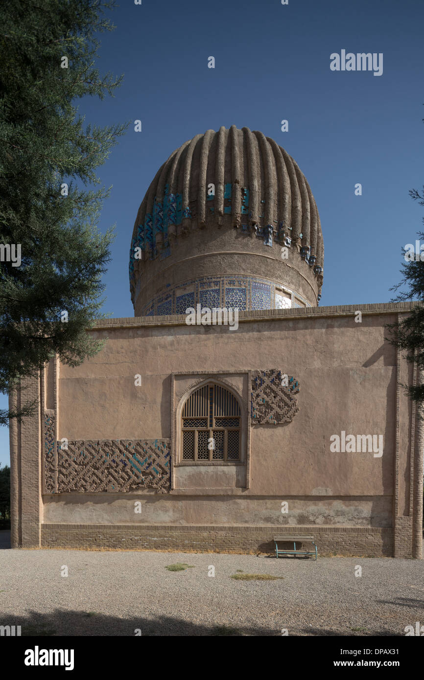 Außenseite des Mausoleums von Gawhar Shad, Herat, Afghanistan Stockfoto