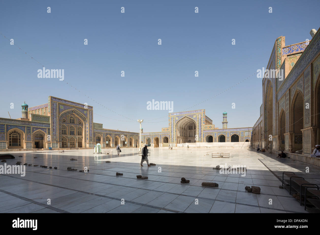 Innenhof des Freitag Moschee, Herat, Afghanistan Stockfoto