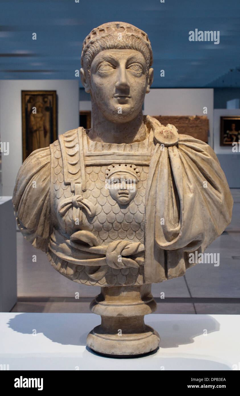 Prinz der Familie von Theodore Eastern Kaiser II (408-450), 440 Marmor Italien Stockfoto