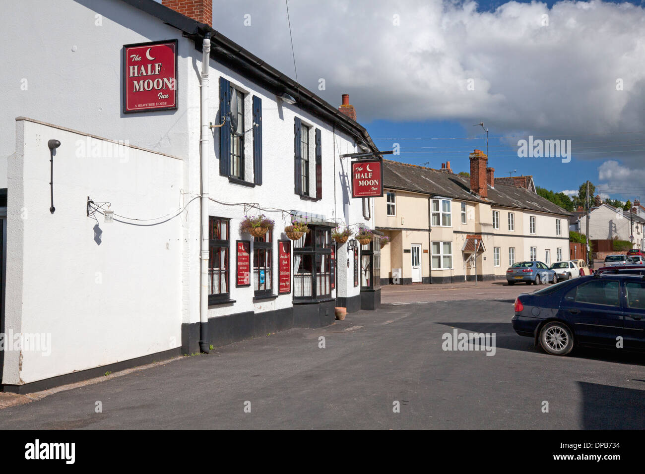 Das Half Moon Pub Clyst St Mary, Devon Stockfoto