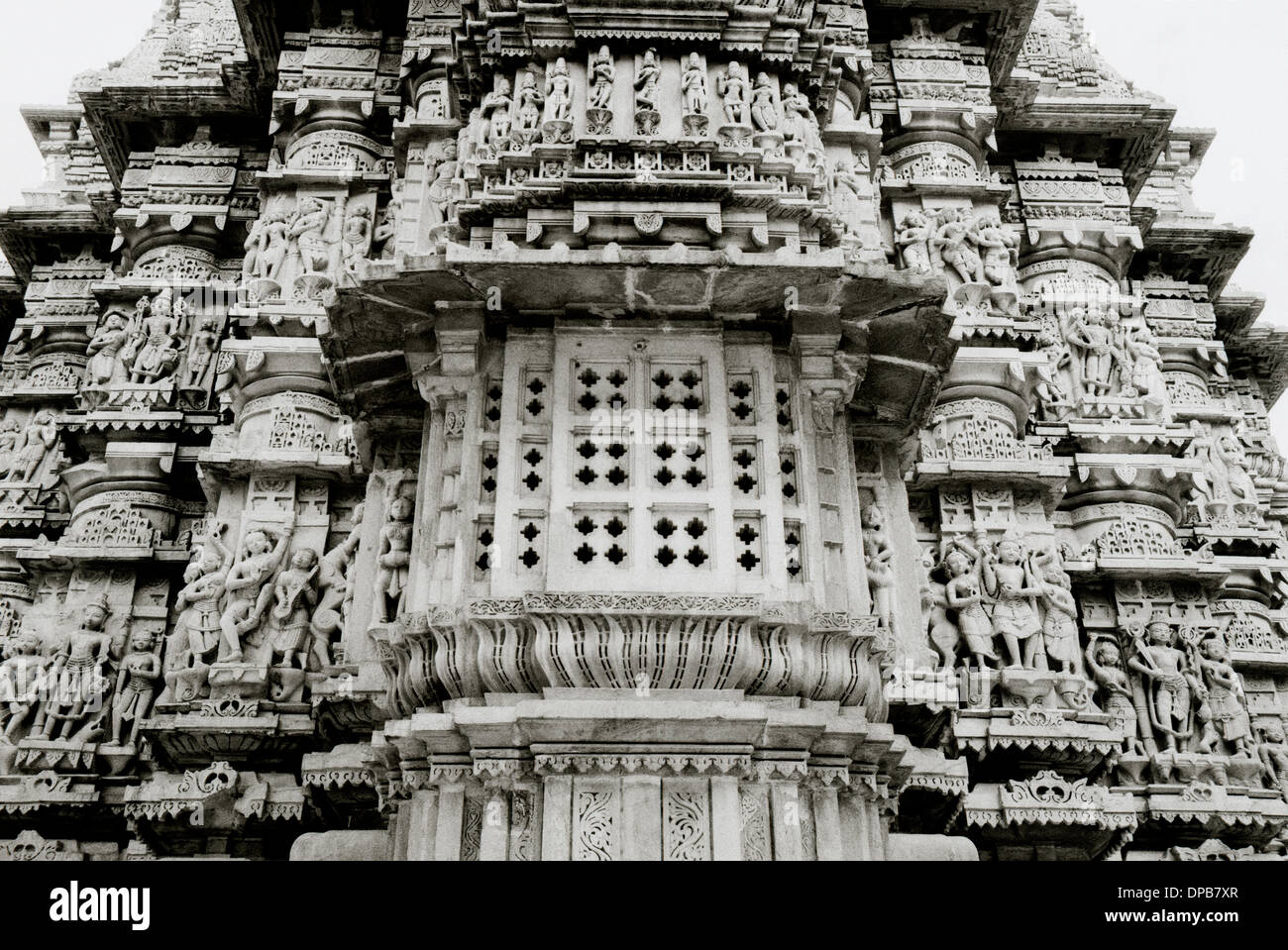 Jagdish Tempel in Udaipur in Rajasthan in Indien in Südasien. Hindu Religion Gebet Kultur Geschichte Reisen Architekturgebäude Kunst Skulptur Stockfoto