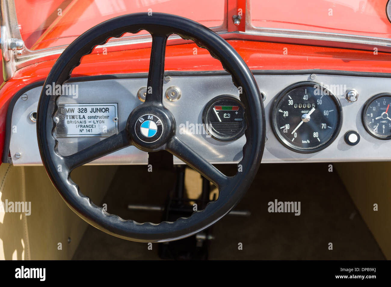 Fahrerhaus exklusive Kollektion Auto BMW 328 Junior Stockfoto