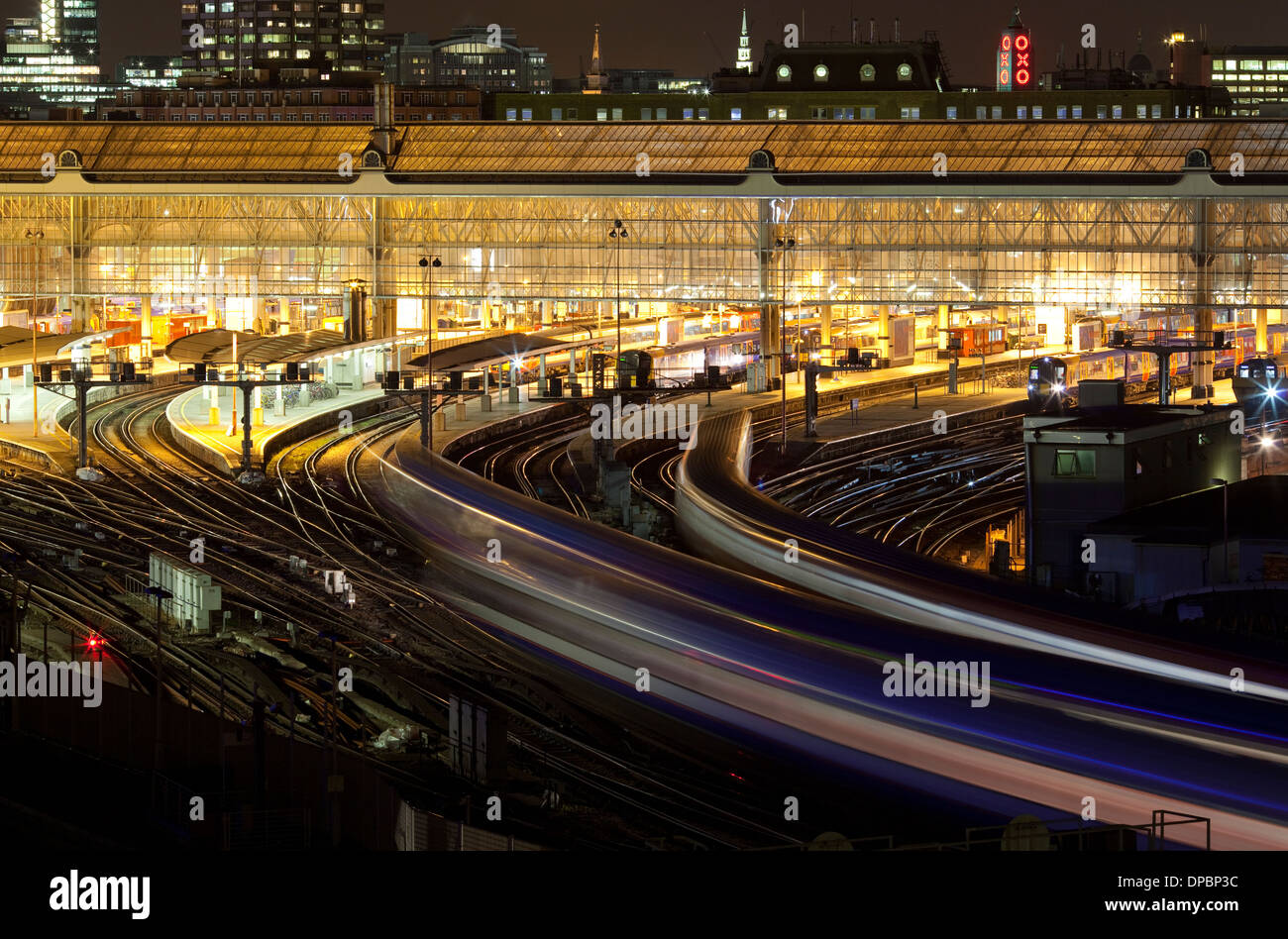 Rush Hour in London Waterloo Stockfoto