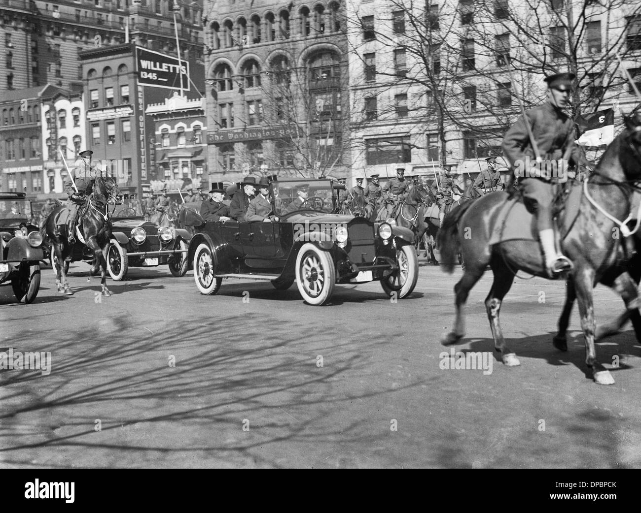 Warren G Harding Einweihung, 4. März 1921 Stockfoto