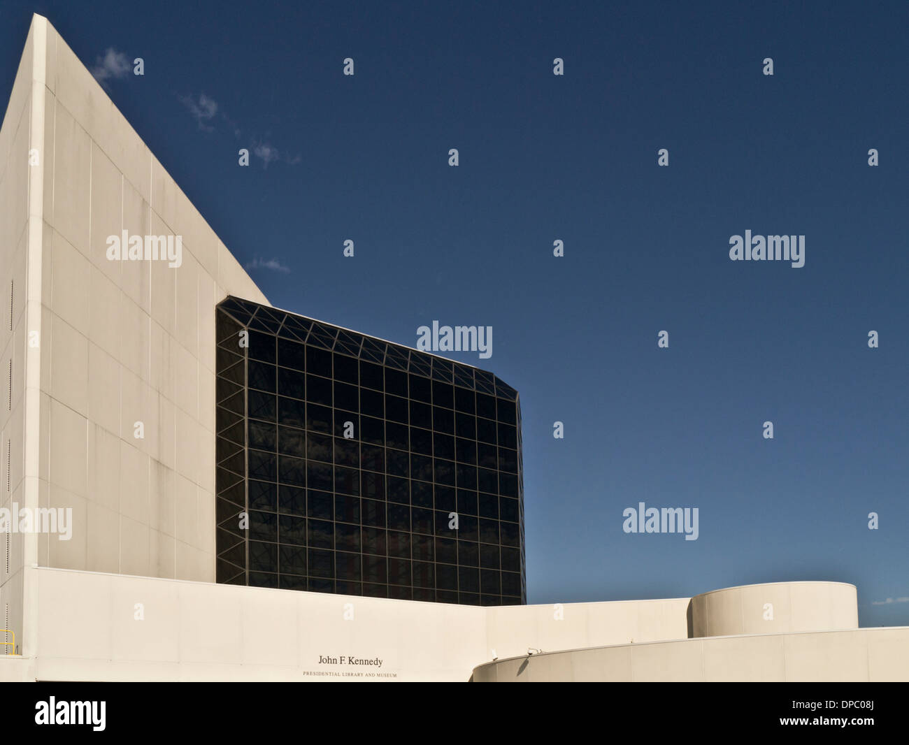 Boston John Fitzgerald Kennedy Präsidentenbibliothek und museum Stockfoto