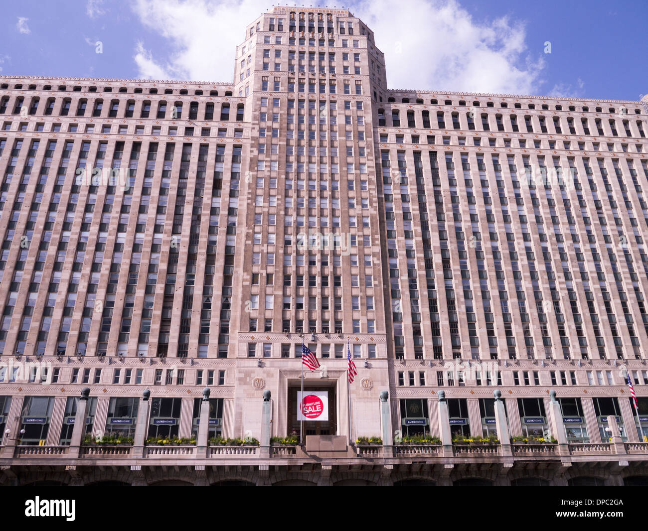 Der Merchandise Mart Chicago, Illinois Stockfoto