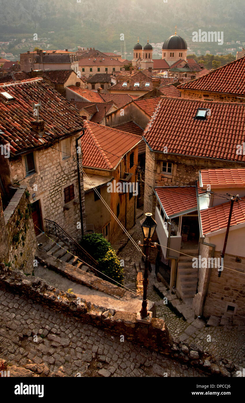 Altstadt von Kotor Stockfoto
