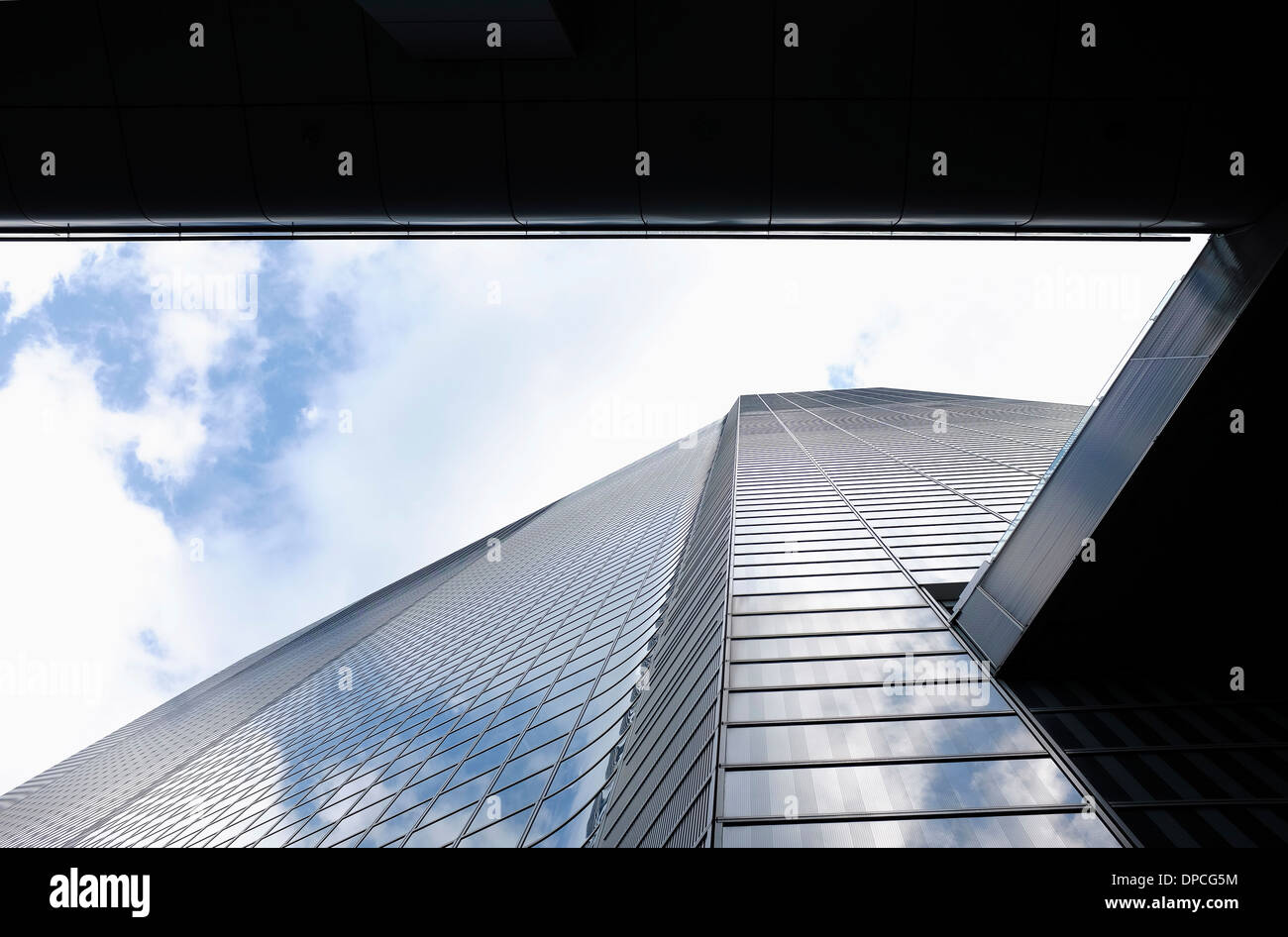 Hochhaus in Shiodome. Stockfoto