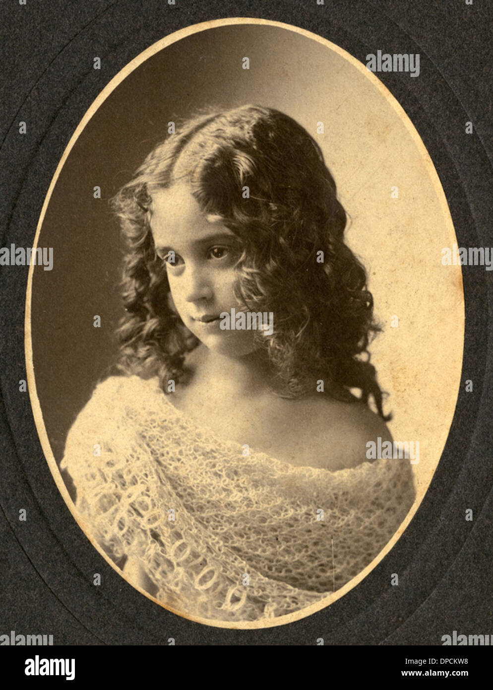 Koreshan LaReina Alice Bubbett (später Burnham) in Estero, Florida Stockfoto
