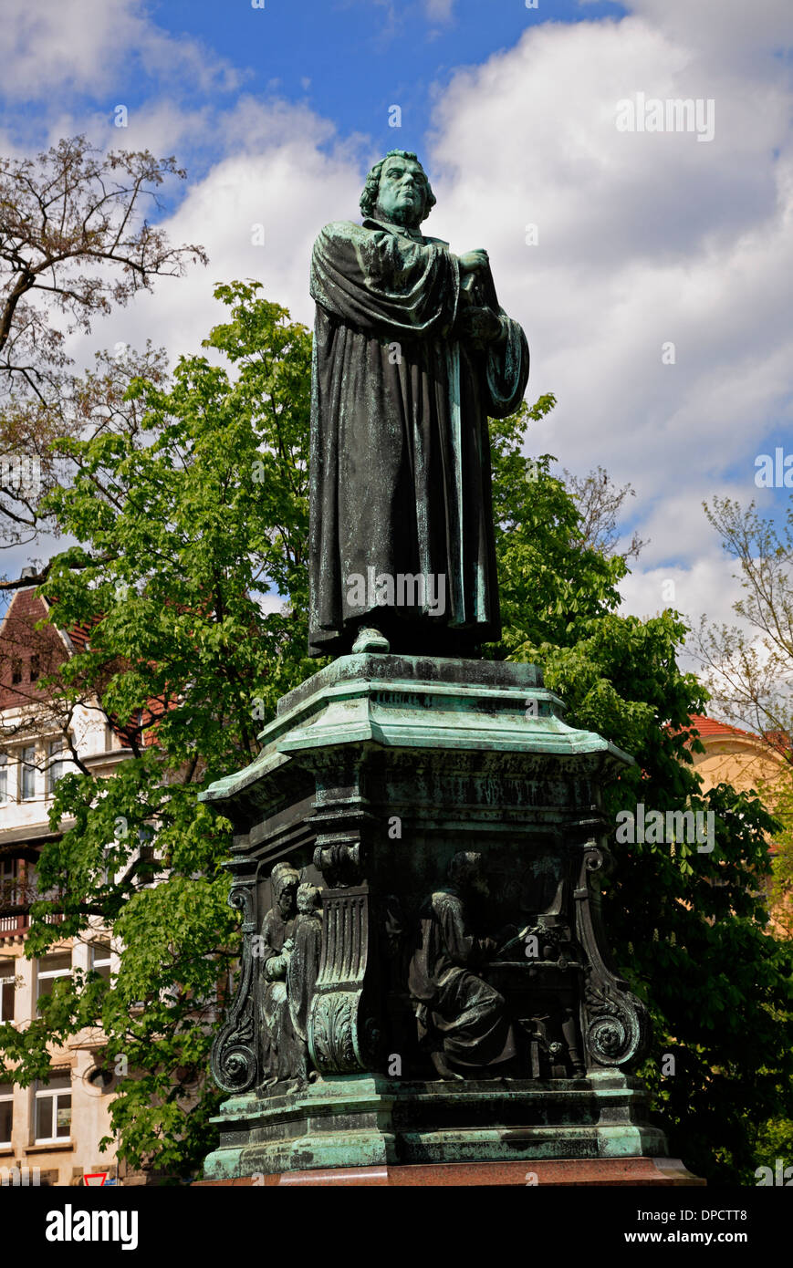 Martin Luther Denkmal, Eisenach, Thüringen, Deutschland, Europa