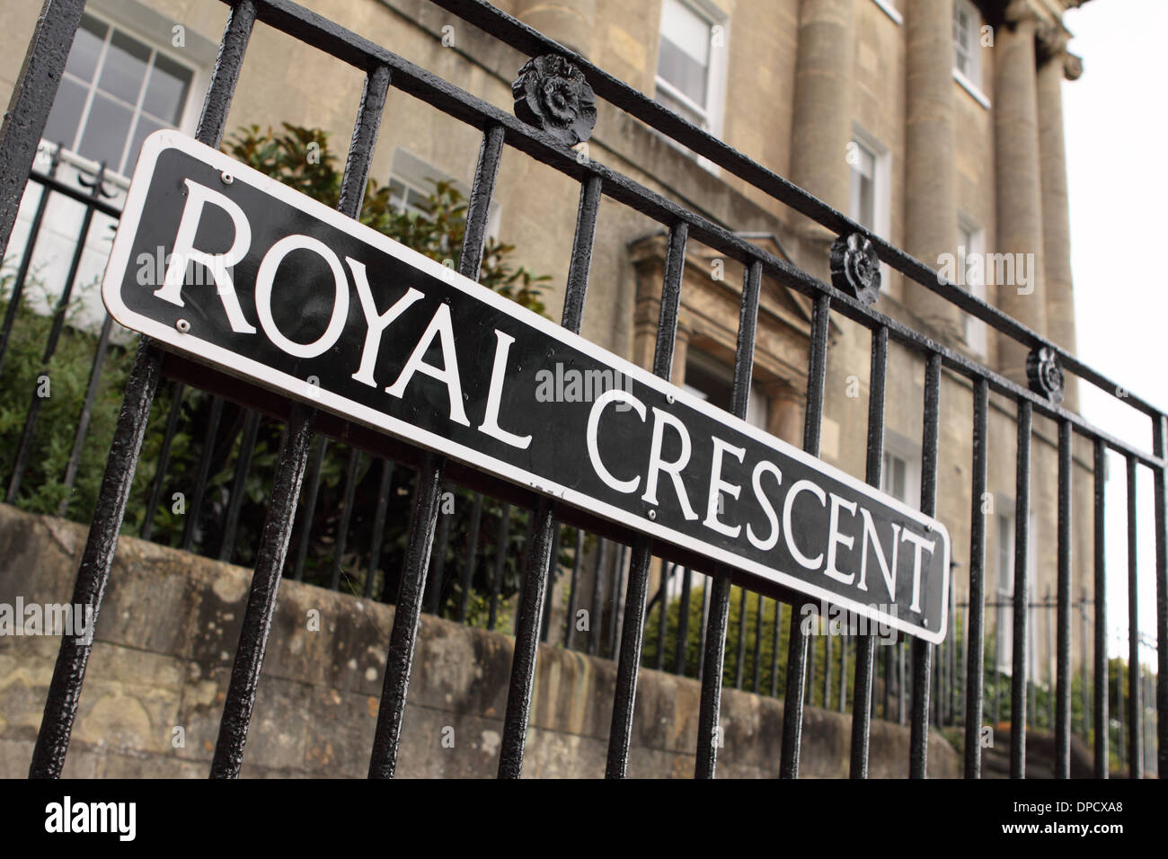 Bad Royal Crescent England UK Stockfoto