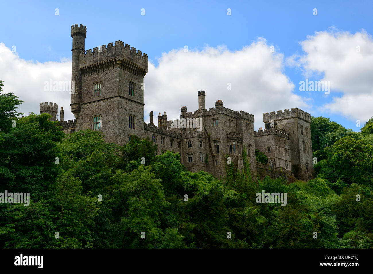 Lismore Castle Fluss Blackwater Waterford Irland historische historische Stockfoto