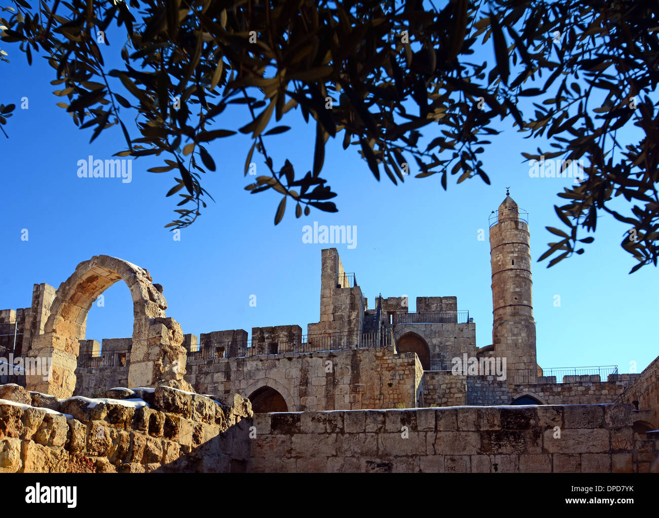 David Citadel, Innenhof, Jerusalem, Israel Stockfoto