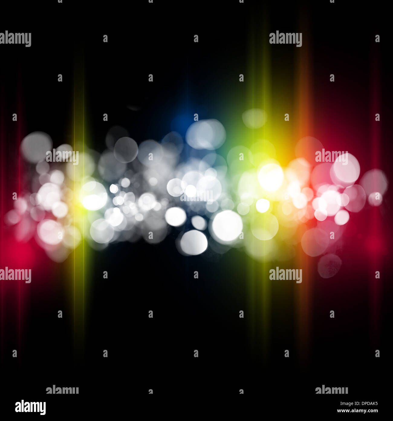 Verschwommene Bokeh abstrakt farbigen Hintergrund mit Textfreiraum Stockfoto
