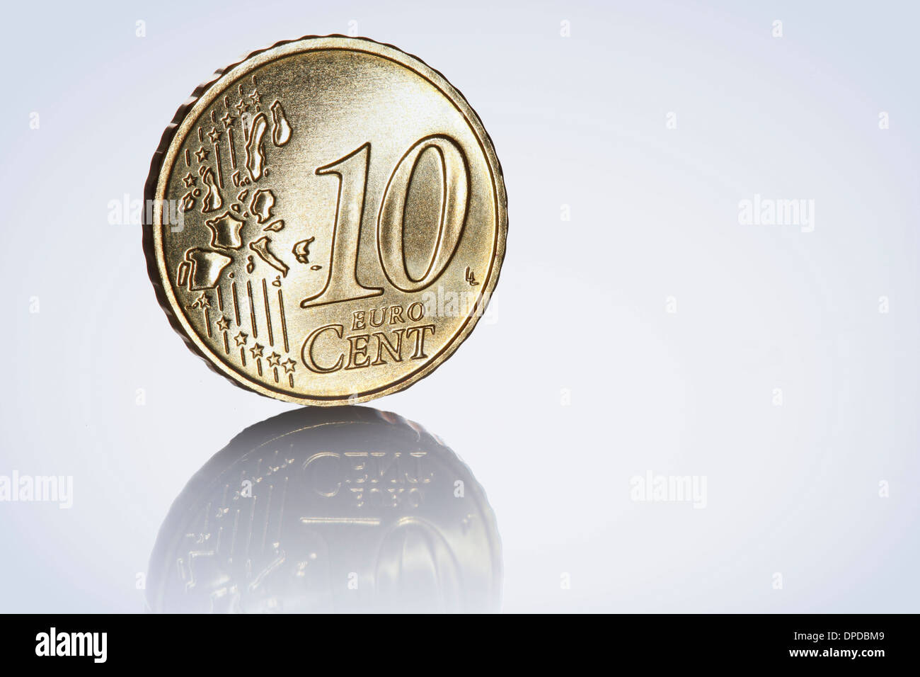 Euro-Cent-Münze Stockfoto