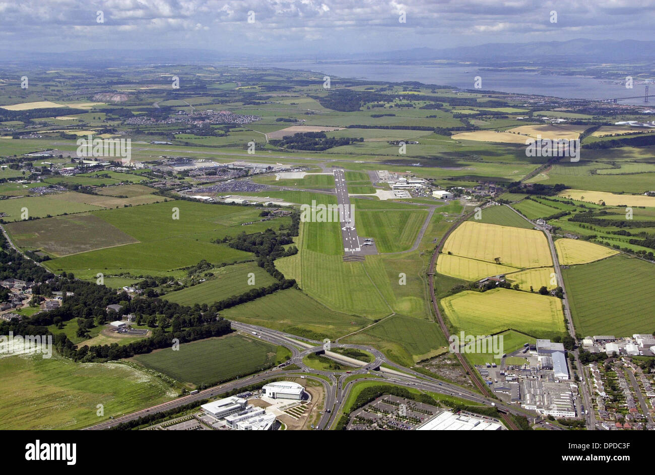 Aerial edinburgh airport Fotos und Bildmaterial in hoher Auflösung