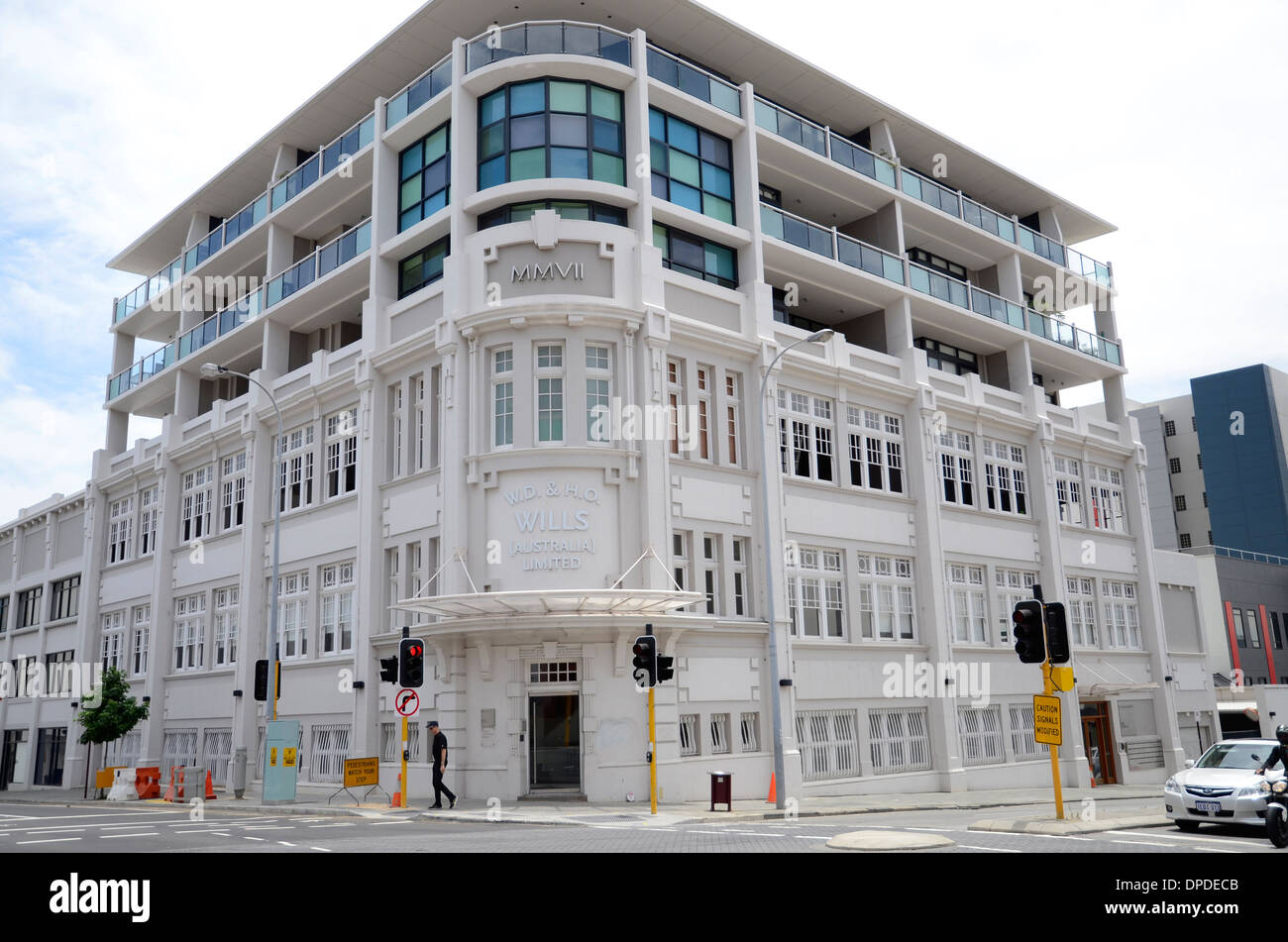 Ein Art-Deco-Gebäude in Perth, Western Australia Stockfoto