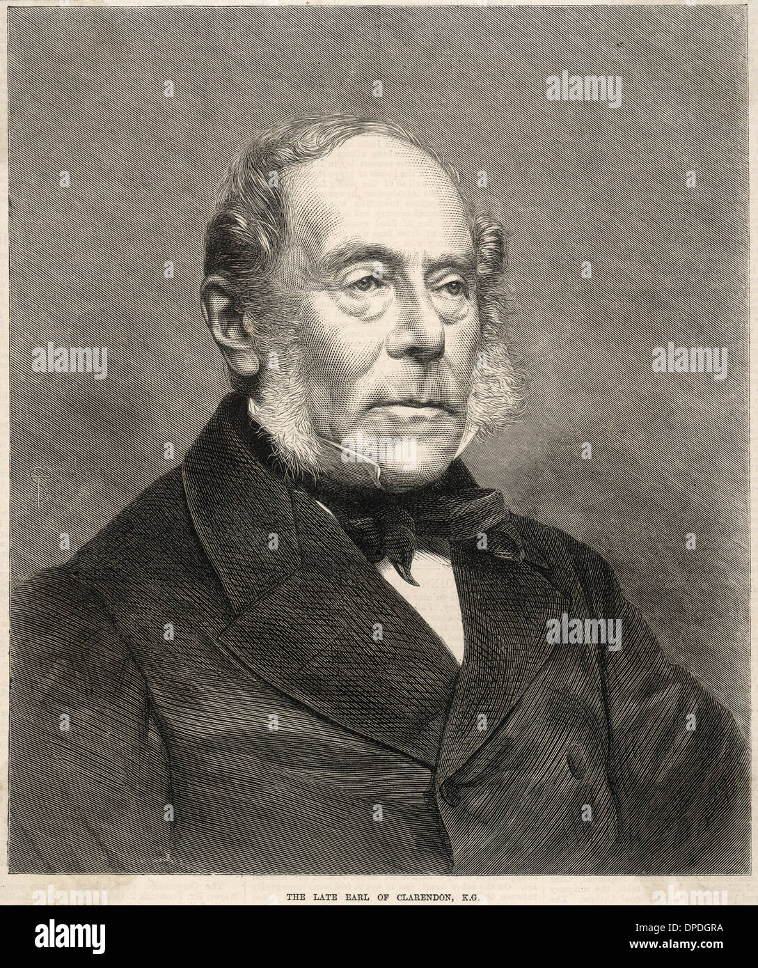 4. EARL OF CLARENDON Stockfoto