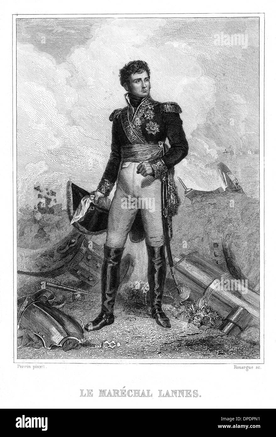 JEAN LANNES IN AKTION Stockfoto