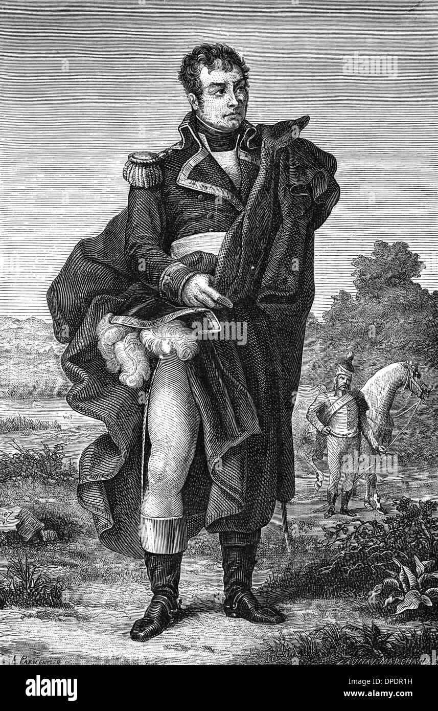 JEAN LANNES IM FELD Stockfoto