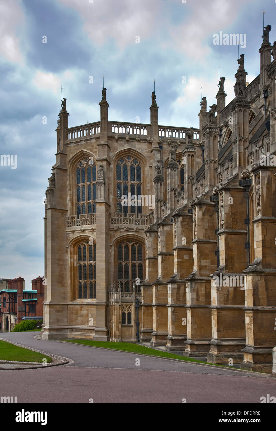 St.-Georgs Kapelle, Windsor Castle, Berkshire, England Stockfoto