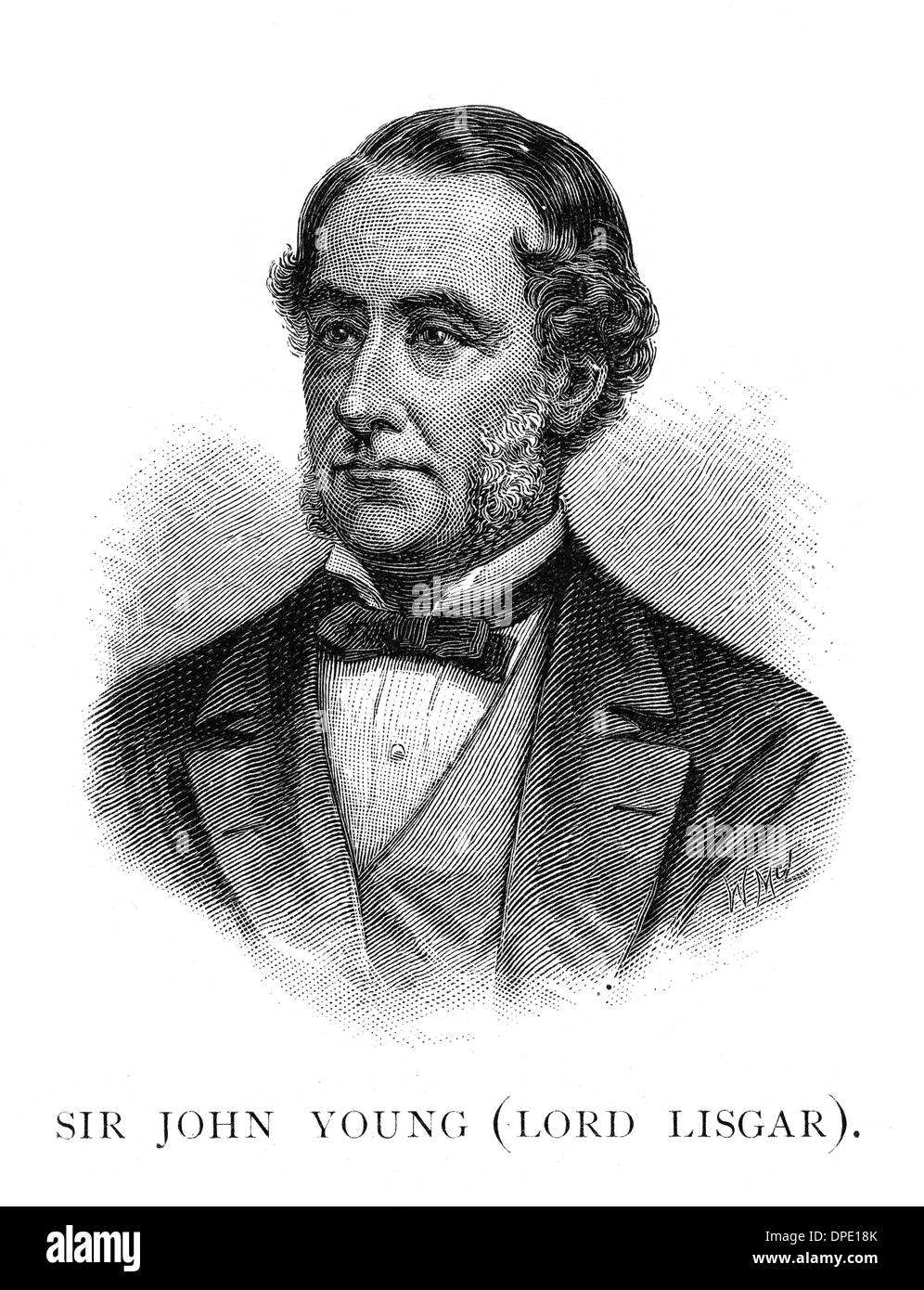 JOHN YOUNG BARON LISGAR Stockfoto