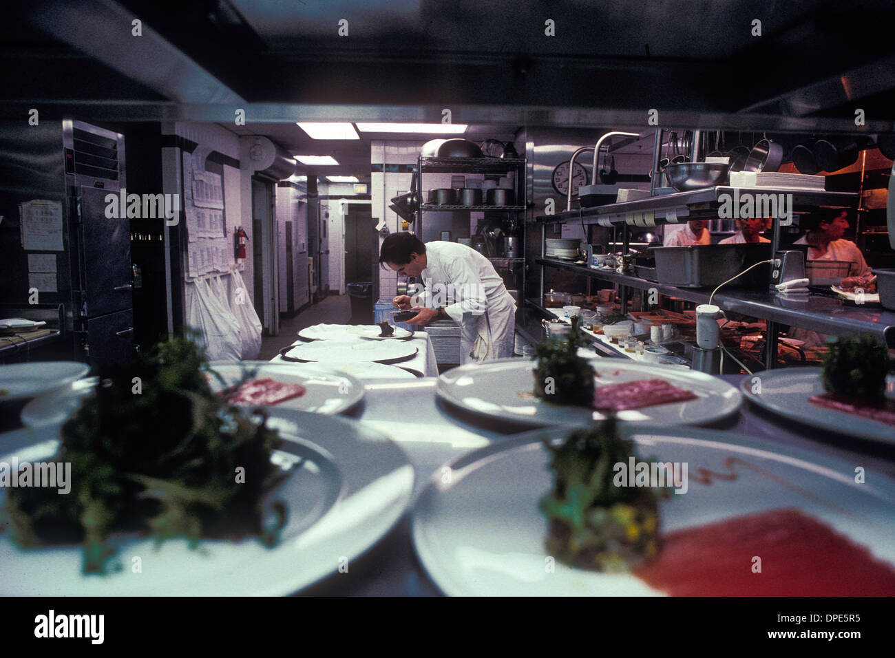 Meisterkoch Thomas Keller im French Laundry Restaurant in Yountville