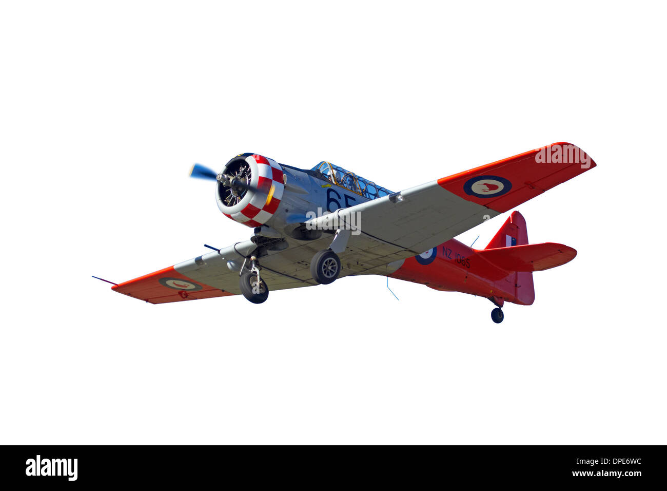 Ausschnitt von North American Harvard T-6 Texaner oder SNJ Stockfoto