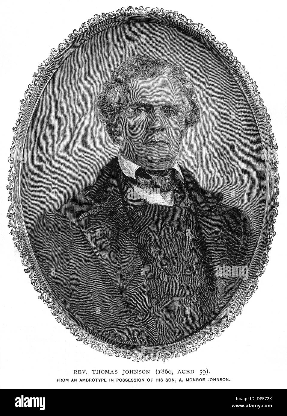 THOMAS JOHNSON ERZIEHER Stockfoto