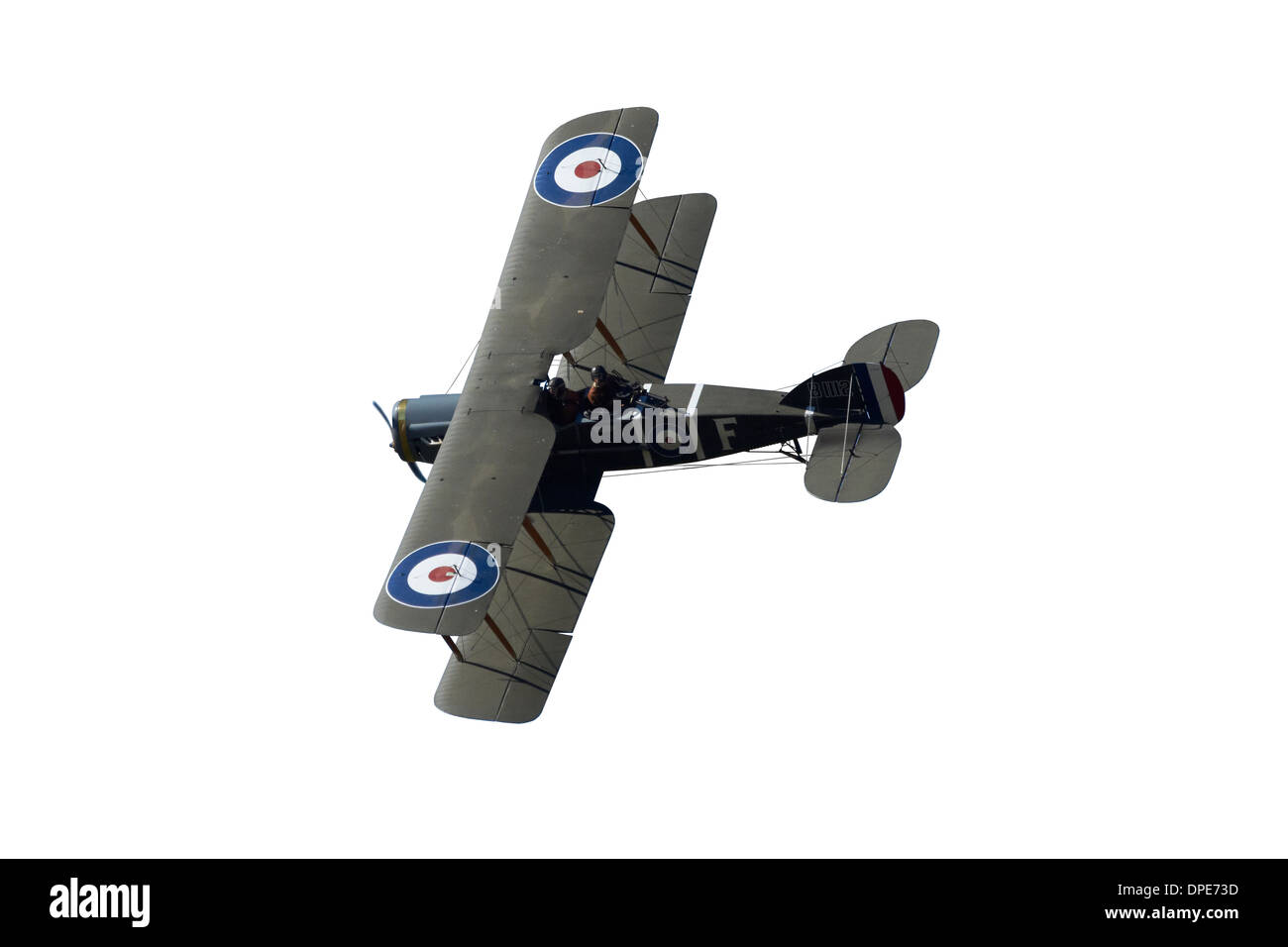 Ausschnitt des britischen Bristol F.2B Kämpfer Stockfoto
