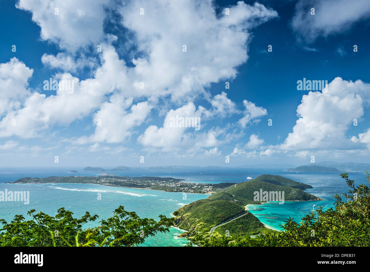 Virgin Gorda in den British Virgin Islands of the Carribean. Stockfoto