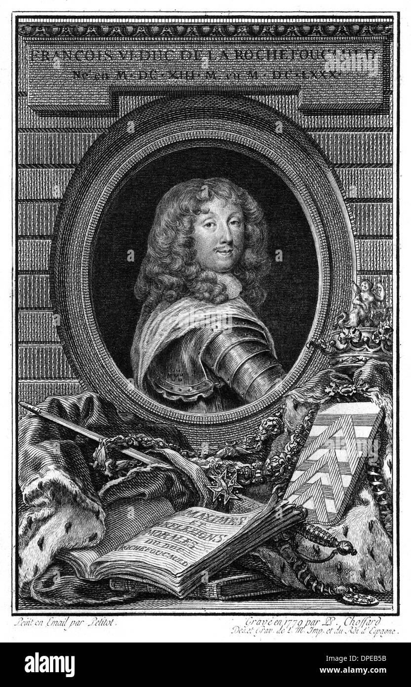 FRCS DE LA ROCHEFOUCAULD Stockfoto