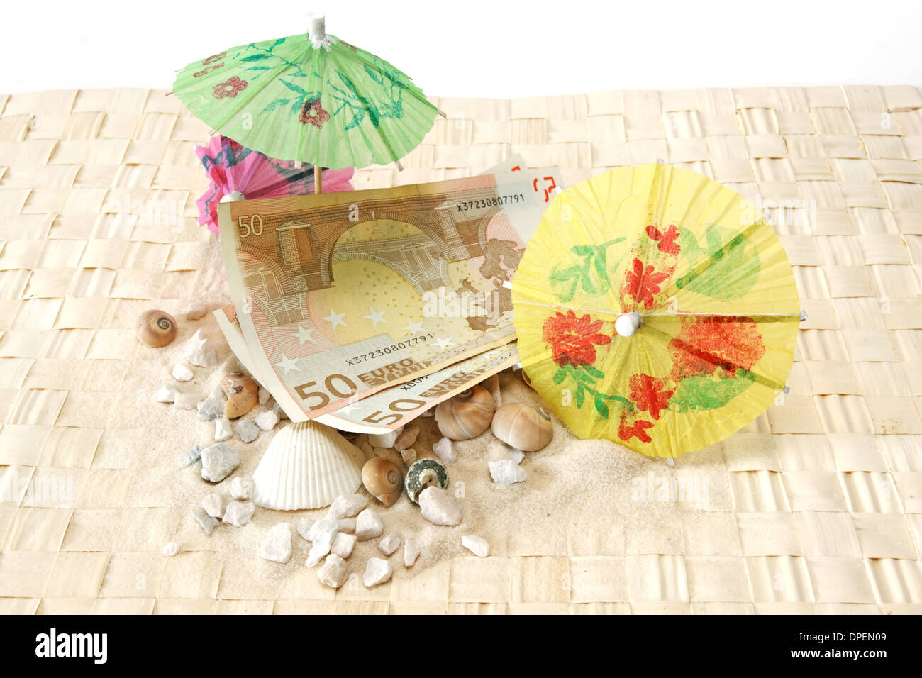 zusätzliches Geld Stockfoto