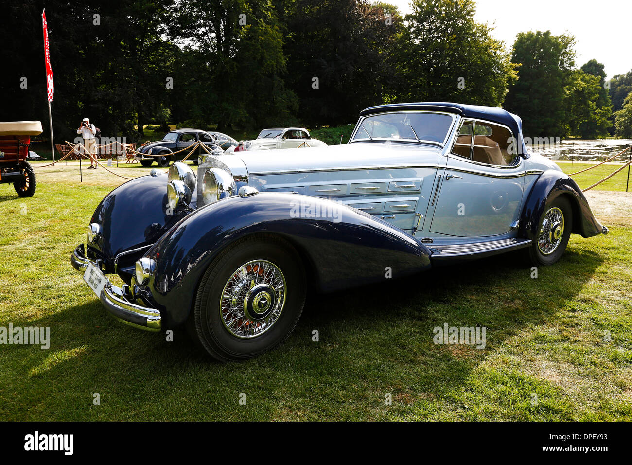 Oldtimer, Mercedes-Benz 540 K Erdmann und Rossi, Oldtimer Treffen, Schloss Dyck Classic Days 2013 Schloss Dyck Schloss Stockfoto