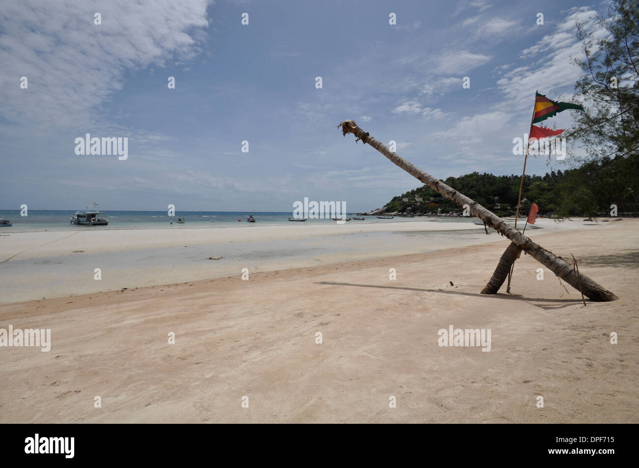 Strand-Landschaft in Koh Tao Thailand Stockfoto