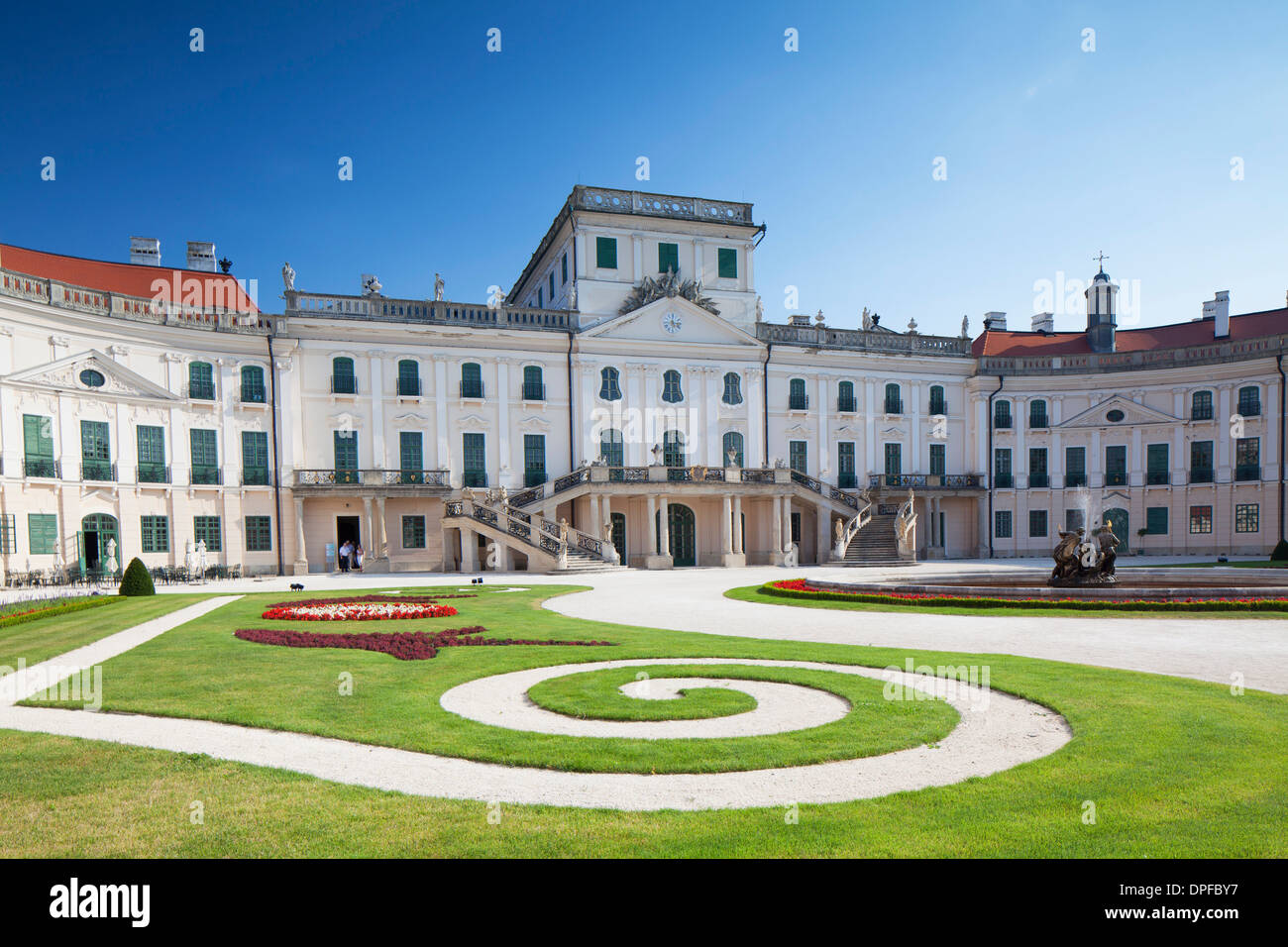 Schloss Esterhazy, Fertod, West-Transdanubien, Ungarn, Europa Stockfoto