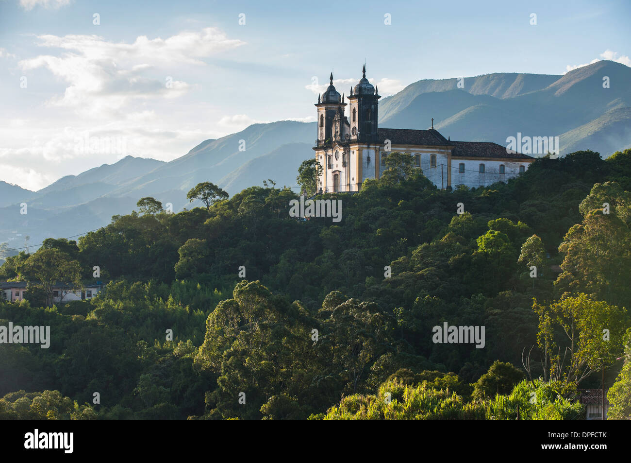 Nossa Senhora Carmo Kirche, Ouro Preto, UNESCO-Weltkulturerbe, MInas Gerais, Brasilien, Südamerika Stockfoto