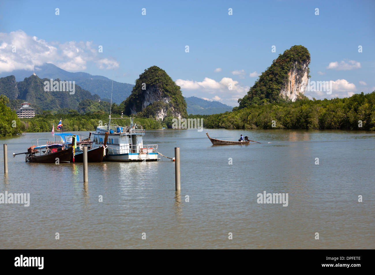 Kao Kanap Nam (Twin Mountains), Krabi, Thailand, Südostasien, Asien Stockfoto