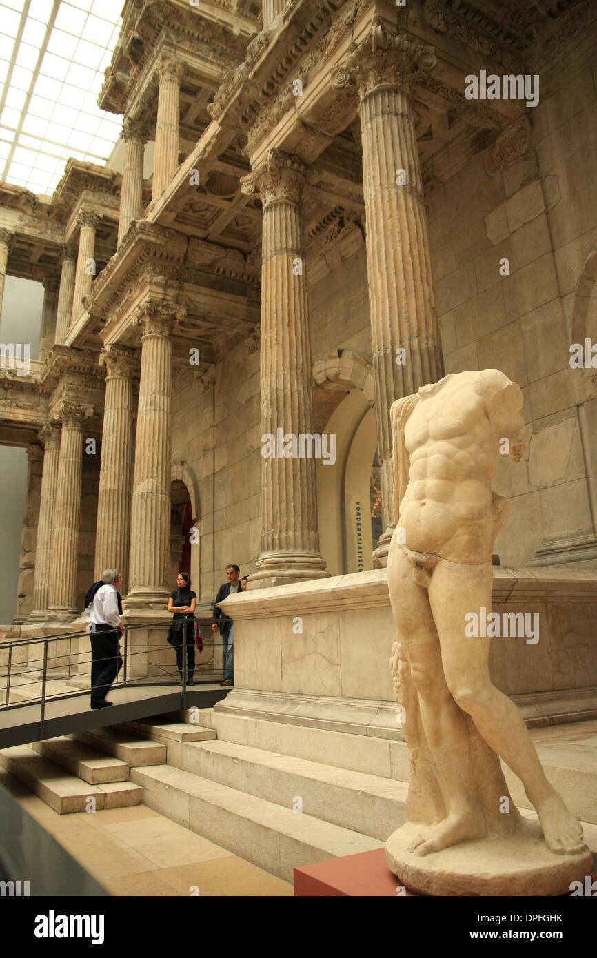 Pergamon-Museum in Berlin, Markttor von Milet Stockfoto