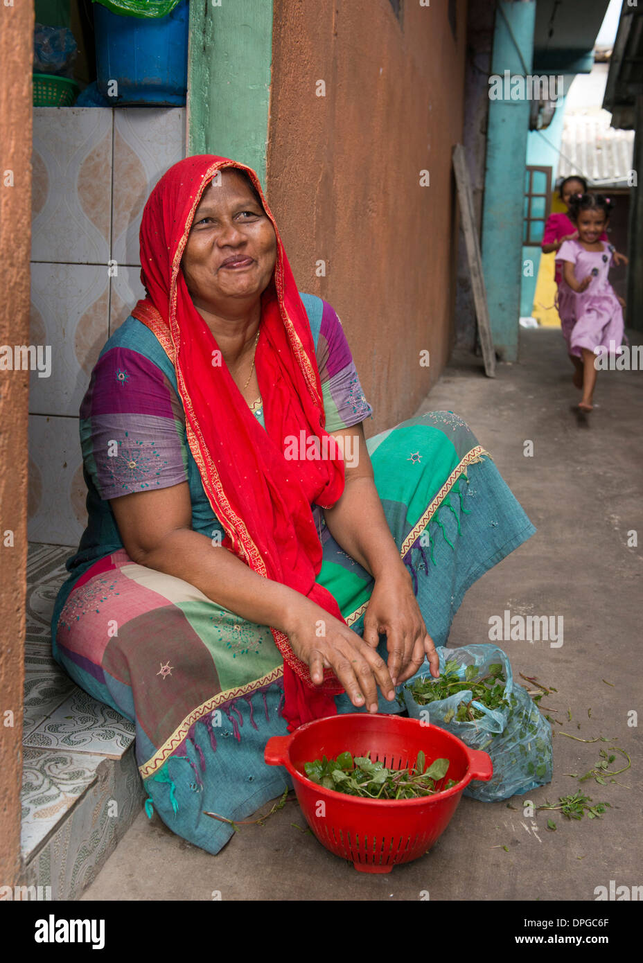 Menschen in Sri Lanka Stockfoto