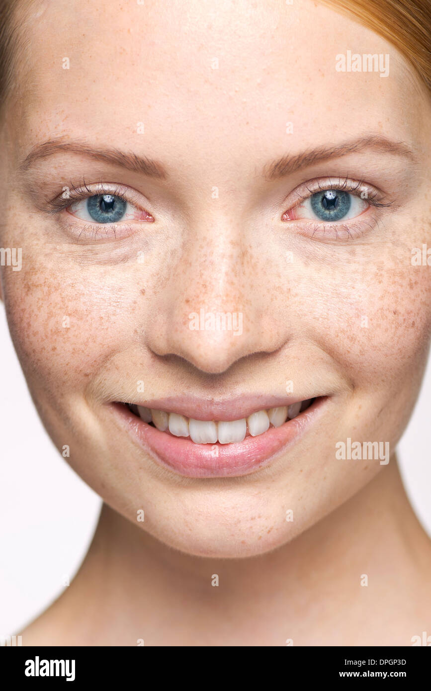 Junge Frau, Porträt Stockfoto