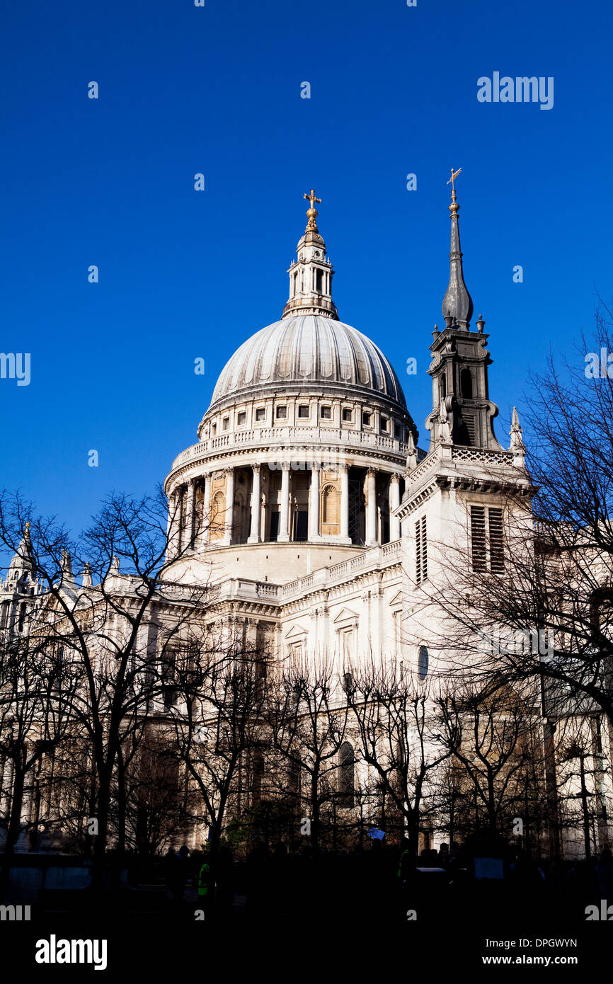 Kuppel der St. Pauls Cathedral, London, Uk, Großbritannien, England Stockfoto