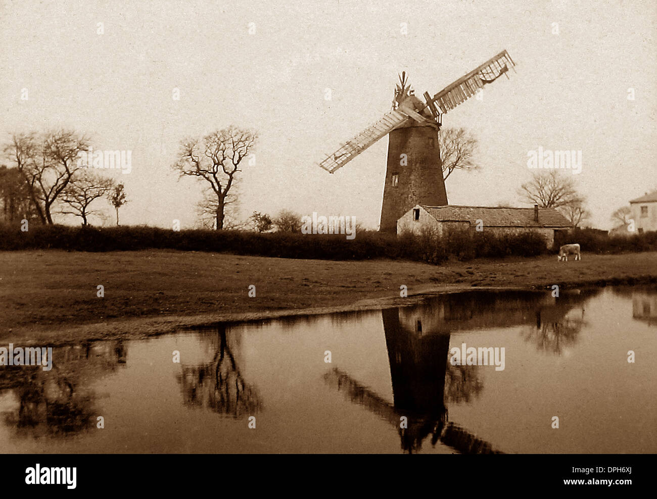 Barnet Tor Windmühle frühen 1900er Jahren Stockfoto