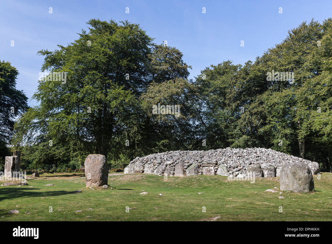 Neolithische Beerdigung Cairns in Cairns Schloten in der Nähe von Culloden in Inverness-Shire in Schottland Stockfoto