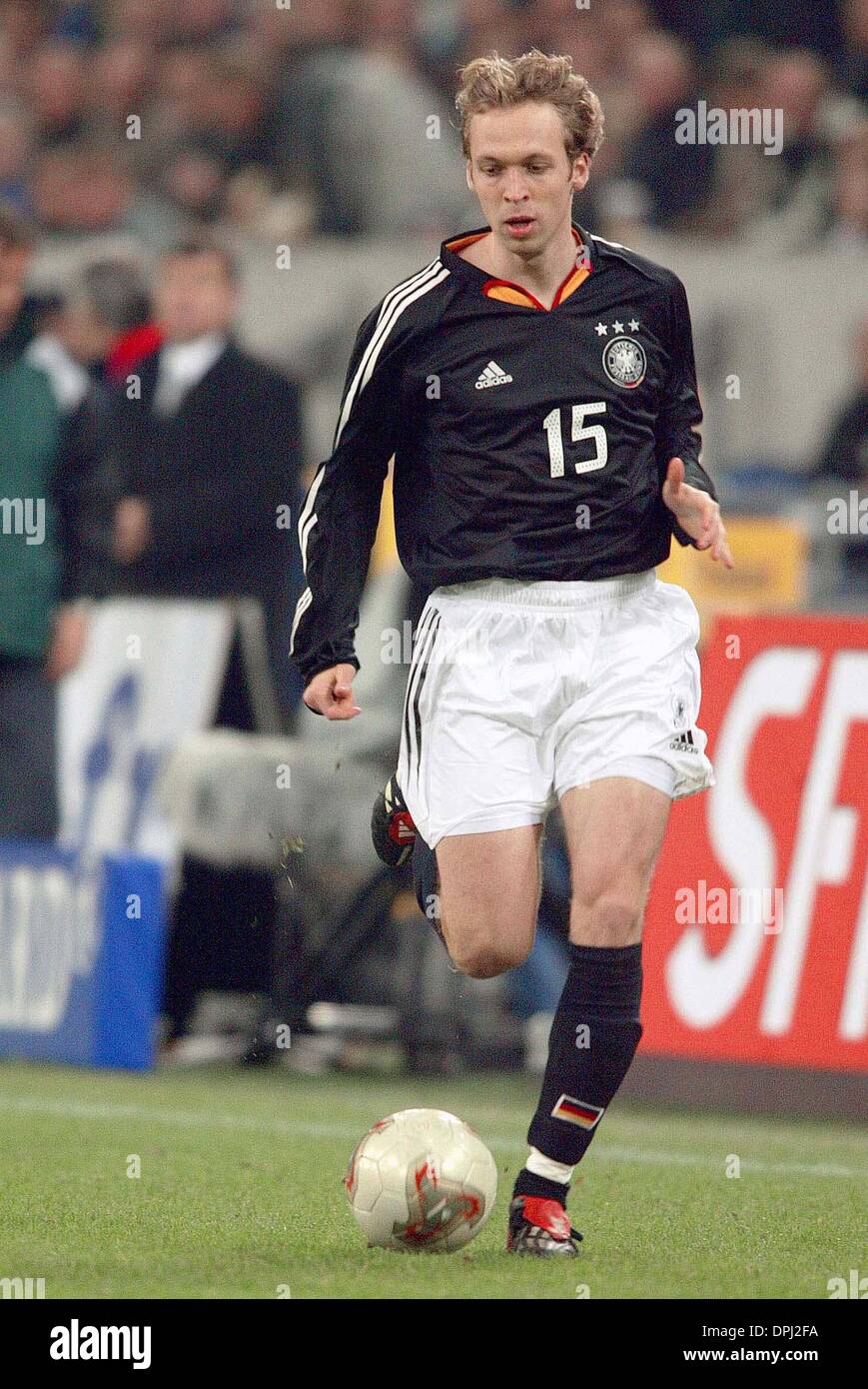 12. Mai 2006 - GELSENKIRCHEN, Deutschland - ANDREAS HINKEL. DEUTSCHLAND & VFB STUTTGART. DEUTSCHLAND V FRANKREICH. GELSENKIRCHEN, GERMANY.15/11/2003.DIE19661. K47872. VORSCHAU WM 2006. (Kredit-Bild: © Globe Photos/ZUMAPRESS.com) Stockfoto