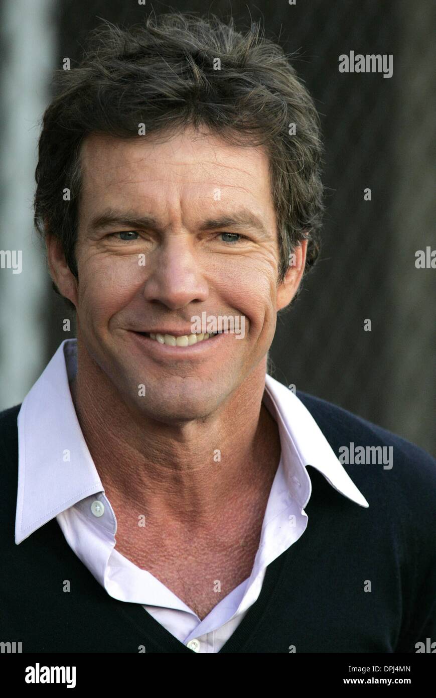 10. Januar 2006 - Hollywood, LOS ANGELES, USA - DENNIS QUAID. SCHAUSPIELER. DENNIS QUAID, WALK OF FAME. HOLLYWOOD, LOS ANGELES, USA.16-Nov.-05.LAP60699.K46239. (Kredit-Bild: © Globe Photos/ZUMAPRESS.com) Stockfoto