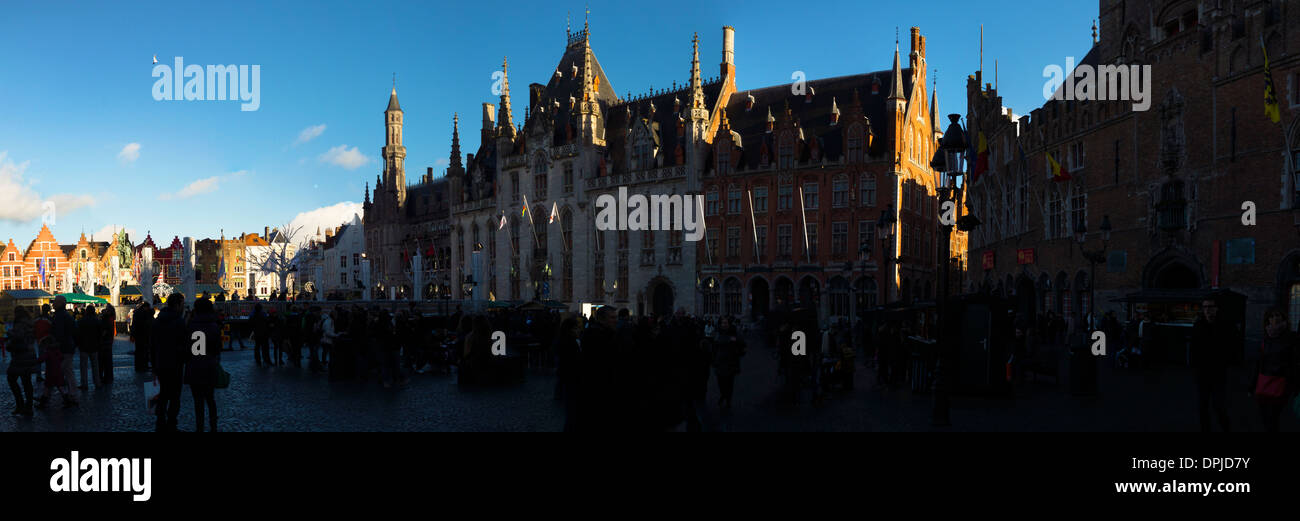 Brugge Belgien Regierungspalast Vlaanderen Provincial Stockfoto