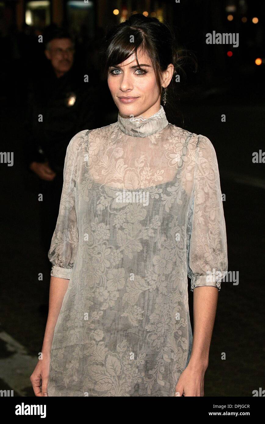 18. Januar 2006 - Westwood, Kalifornien, USA - AMANDA PEET. SCHAUSPIELERIN. THE FAMILY STONE PREMIERE. WESTWOOD, Kalifornien, USA.06-Dez-05.DID14080.K46435. (Kredit-Bild: © Globe Photos/ZUMAPRESS.com) Stockfoto