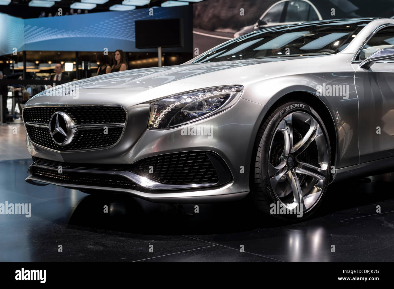 Detroit, Michigan, USA. 13. Januar 2014. Mercedes-Benz S-Klasse Coupé-Konzept bei der 2014 Detroit Auto Show Credit: Joseph Heroun/Alamy Live-Nachrichten Stockfoto