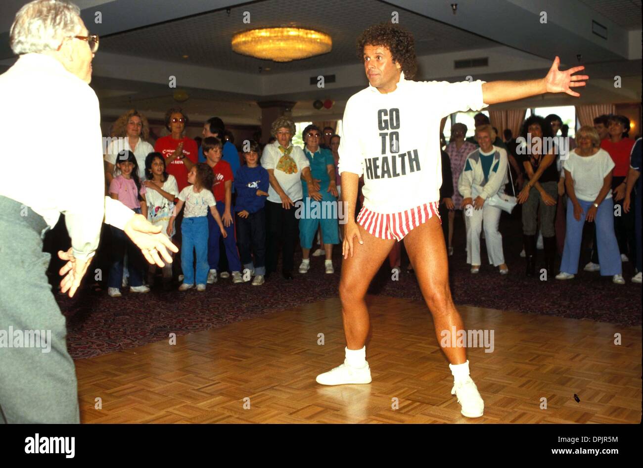 24. April 2006 - F2576.1986.RICHARD SIMMONS, SAL PACINO und JACQUELINE STALLONE. STAN GELBERG - PHOTOS(Credit Image: © Globe Photos/ZUMAPRESS.com) Stockfoto